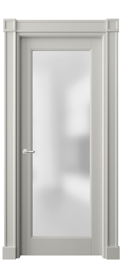 Дверь межкомнатная Тоскана Плано 6300 Матовый тёплый серый Сатинированное стекло Гладкие пилястры с квадратными розетками МТСР Цена 127639 ₽ Наличники уже входят в базовый комплект. Фабрика дверей Волховец 8 (800) 551 43 19 Межкомнатная дверь Тоскана Плано 6300 Матовый тёплый серый Сатинированное стекло Цена 127639 ₽ | Volhovec