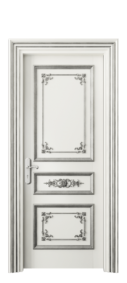 Межкомнатная дверь Imperial 6503 Бук жемчужный серебряный антик  Цена 171299 ₽ | Volhovec