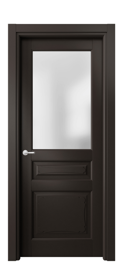 Дверь межкомнатная Тоскана Элегантэ 6324 Матовый антрацит Сатинированное стекло Гладкий наличник МАН Цена 98899 ₽ Наличники уже входят в базовый комплект. Фабрика дверей Волховец 8 (800) 551 43 19 Межкомнатная дверь Тоскана Элегантэ 6324 Матовый антрацит Сатинированное стекло Цена 98899 ₽ | Volhovec