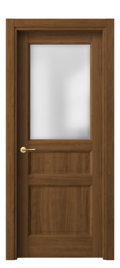 Межкомнатная дверь Galant 1432 Лесной орех Сатинированное стекло Цена 27359 ₽ | Volhovec