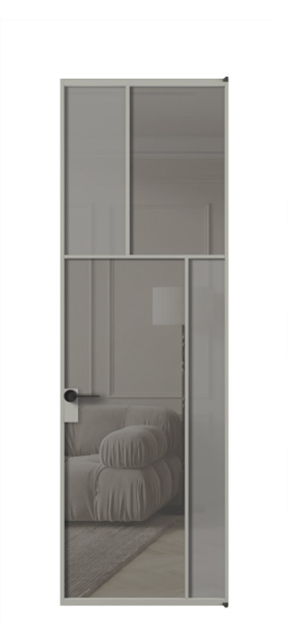 Дверь межкомнатная Mosaic АЛПЛ041.23 Алюминий нейтральный серый Сатинированное серое стекло, триплекс, 6 мм + Прозрачное серое стекло, триплекс, 6 мм Без короба АНСР Цена 127772 Стоимость комплекта двери включает:
1. Полотно (600/650/700/750/800/850/900/950*2000-2400 мм).
2. Короб
3. Комплект фурнитуры (2 торцевые петли и магнитный замок с ответной планкой). Фабрика дверей Волховец 8 (800) 551 43 19 Межкомнатная дверь Mosaic АЛПЛ041.23 Алюминий нейтральный серый Сатинированное серое стекло, триплекс, 6 мм + Прозрачное серое стекло, триплекс, 6 мм Цена 127772 ₽ | Volhovec