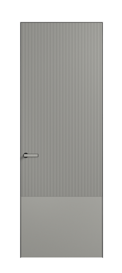 Дверь межкомнатная Вельвет АКП 8203 Матовый нейтральный серый. Скрытый короб Черный Цена 59344 . Фабрика дверей Волховец 8 (800) 551 43 19 Межкомнатная дверь Вельвет АКП 8203 Матовый нейтральный серый. Цена 59344 | Volhovec