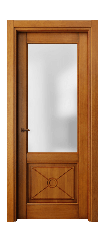 Межкомнатная дверь Toscana Litera 6362 Бук светлый с патиной Сатинированное стекло Цена 98190 ₽ | Volhovec