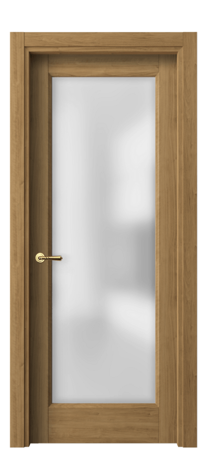 Межкомнатная дверь Галант 1402 Грецкий орех Сатинированное стекло Цена 1580 AZE | Volhovec