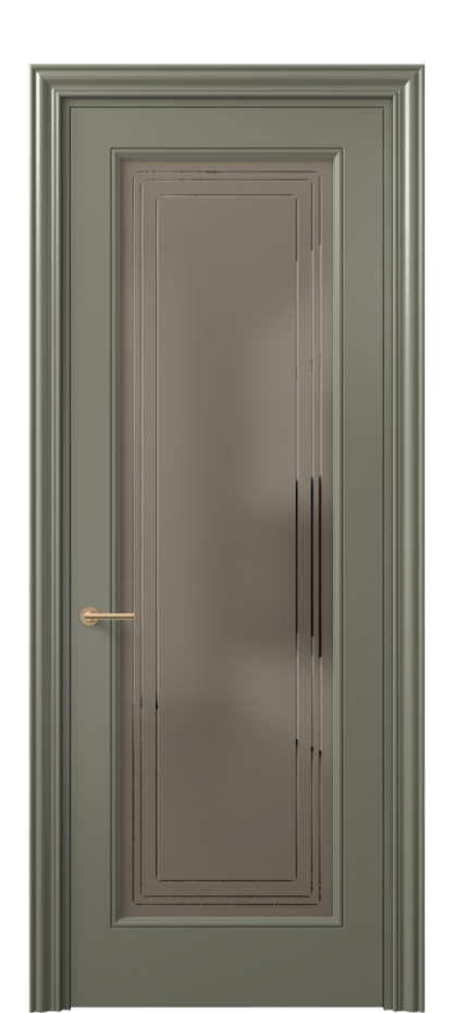 Дверь межкомнатная Маскот 8400 Матовый оливковый тёмный Сатинированное бронзовое стекло с гравировкой "Грани", триплекс Фигурный наличник МОТ Цена 82499 ₽ Наличники уже входят в базовый комплект. Фабрика дверей Волховец 8 (800) 551 43 19 Межкомнатная дверь Маскот 8400 Матовый оливковый тёмный Сатинированное бронзовое стекло с гравировкой "Грани", триплекс Цена 82499 ₽ | Volhovec