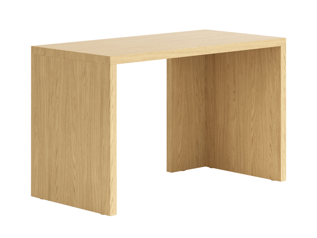 Письменный стол с 2 опорами ванильный дуб