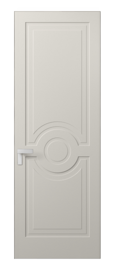 Дверь межкомнатная АКП 8361 МОС Матовый облачно-серый. Цвет Матовый облачно-серый. Материал Гладкая эмаль. Коллекция Рокка. Картинка.