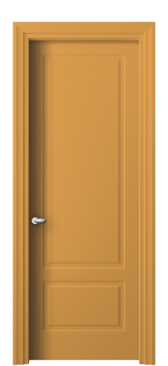 Дверь межкомнатная 8541 Пастельно-жёлтый RAL 1034. Цвет RAL Пастельно-жёлтый RAL 1034. Материал Гладкая эмаль. Коллекция Esse. Картинка.
