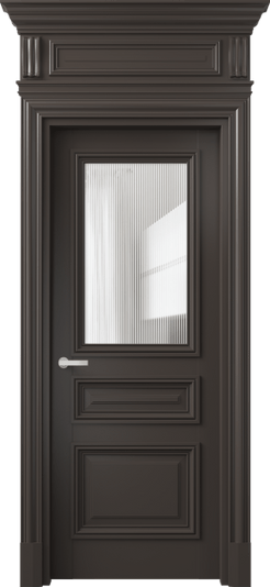 Межкомнатная дверь 7304 МАН DUNE. Цвет Матовый антрацит. Материал Гладкая эмаль. Коллекция Антик. Фото. Дверь межкомнатная 7304 МАН DUNE. Цвет Матовый антрацит. Материал Гладкая эмаль. Коллекция Антик. Картинка.