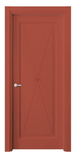 Дверь межкомнатная 6361 NCS S 3040-Y80R. Цвет NCS NCS S 3040-Y80R. Материал Массив бука эмаль. Коллекция Toscana Litera. Картинка.