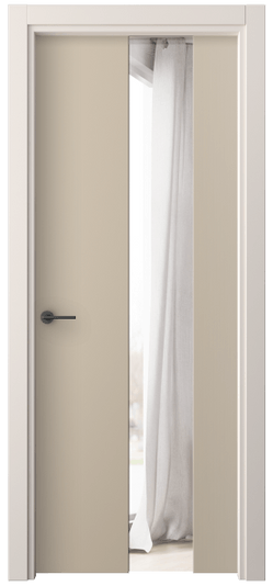 Дверь межкомнатная 4226 ПЭСК ДВ ЗЕР. Цвет ПЭТ серо-коричневый . Материал ПЭТ. Коллекция Фридом. Картинка.