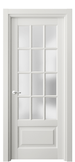 Дверь межкомнатная 0728 МСР САТ. Цвет Матовый серый. Материал Гладкая эмаль. Коллекция Лигнум. Картинка.