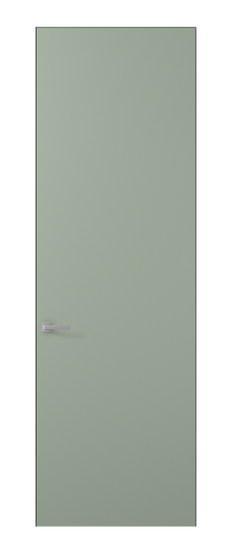 Дверь межкомнатная 0010 ПЭСО. Цвет ПЭТ светло-оливковый. Материал ПЭТ. Коллекция Planum. Картинка.