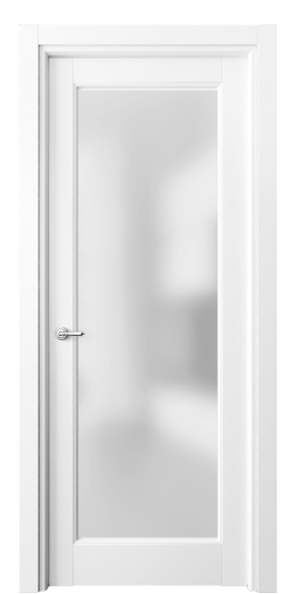 Дверь межкомнатная 6300 МБЛ САТ. Цвет Матовый белоснежный. Материал Гладкая эмаль. Коллекция Тоскана Литера. Картинка.