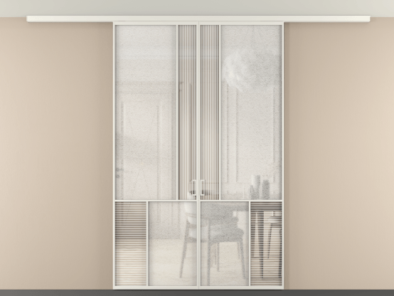 Алюминевая перегородка vdp2_1 БЕЛ. Цвет Алюминий Белый. Материал Алюминий. Коллекция Перегородка Mosaic вдоль стены на потолок 2 створки. Фото. Алюминевая перегородка vdp2_1 БЕЛ. Цвет Алюминий Белый. Материал Алюминий. Коллекция Перегородка Mosaic вдоль стены на потолок 2 створки. Картинка.