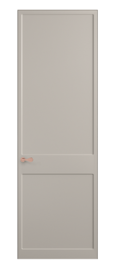 Дверь межкомнатная 7521 МСБЖ. Цвет Матовый светло-бежевый. Материал Гладкая эмаль. Коллекция Softform. Картинка.