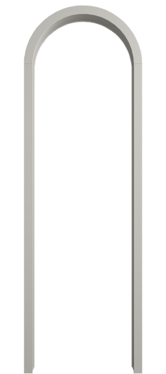 Межкомнатная дверь Арка МТСР. Цвет Матовый тёплый серый. Материал Гладкая эмаль. Коллекция Palazzo. Фото. Дверь межкомнатная Арка МТСР. Цвет Матовый тёплый серый. Материал Гладкая эмаль. Коллекция Palazzo. Картинка.