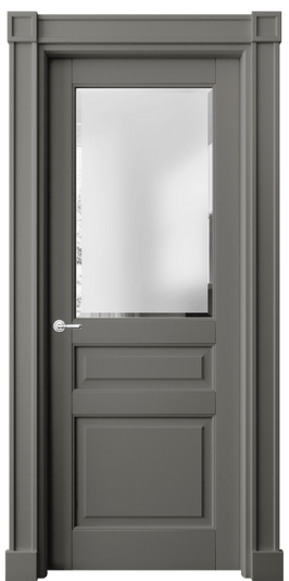 Межкомнатная дверь 6304 МКЛС САТ-Ф. Цвет Матовый классический серый. Материал Гладкая эмаль. Коллекция Тоскана Плано. Фото. Дверь межкомнатная 6304 МКЛС САТ-Ф. Цвет Матовый классический серый. Материал Гладкая эмаль. Коллекция Тоскана Плано. Картинка.