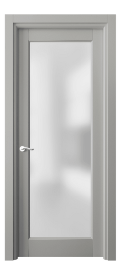 Дверь межкомнатная 0700 МНСР САТ. Цвет Матовый нейтральный серый. Материал Гладкая эмаль. Коллекция Лигнум. Картинка.