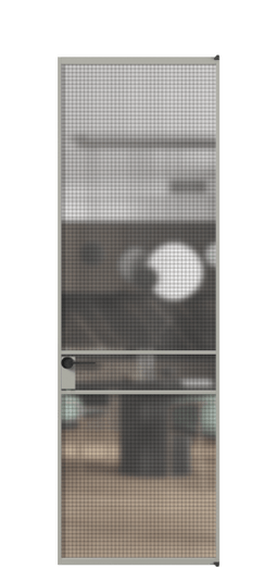 Межкомнатная дверь АЛПЛ040.02 Mesh silver АНСР. Цвет Алюминий нейтральный серый. Материал Алюминий в эмали. Коллекция Formato. Фото. Дверь межкомнатная АЛПЛ040.02 Mesh silver АНСР. Цвет Алюминий нейтральный серый. Материал Алюминий в эмали. Коллекция Formato. Картинка.