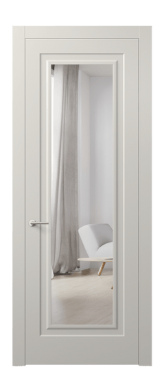 Межкомнатная дверь АКП 8403 МОС Матовый облачно-серый Зеркало. Цвет Матовый облачно-серый. Материал Гладкая эмаль. Коллекция Mascot. Фото. Дверь межкомнатная АКП 8403 МОС Матовый облачно-серый Зеркало. Цвет Матовый облачно-серый. Материал Гладкая эмаль. Коллекция Mascot. Картинка.