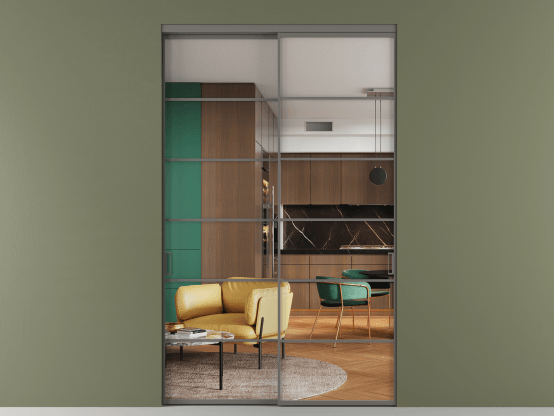 Алюминевая перегородка АЛПР 040.04_АКЛС_Crystalvision_new. Цвет Алюминий классический серый. Материал Алюминий в эмали. Коллекция Перегородка Formato внутри проёма 2 створки. Фото. Алюминевая перегородка АЛПР 040.04_АКЛС_Crystalvision_new. Цвет Алюминий классический серый. Материал Алюминий в эмали. Коллекция Перегородка Formato внутри проёма 2 створки. Картинка.