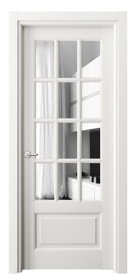 Межкомнатная дверь 6313 МСР ЗЕР. Цвет Матовый серый. Материал Гладкая эмаль. Коллекция Тоскана Грильято. Фото. Дверь межкомнатная 6313 МСР ЗЕР. Цвет Матовый серый. Материал Гладкая эмаль. Коллекция Тоскана Грильято. Картинка.