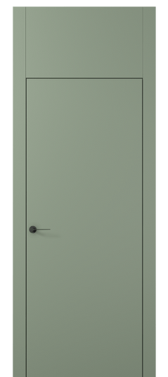 Дверь межкомнатная 0010 ПЭСО . Цвет ПЭТ светло-оливковый. Материал ПЭТ. Коллекция Planum Pro. Картинка.