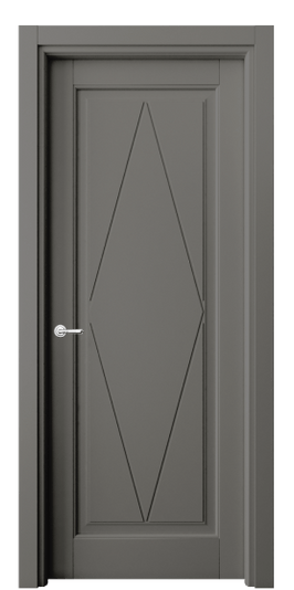 Межкомнатная дверь 6341 МКЛС . Цвет Матовый классический серый. Материал Гладкая эмаль. Коллекция Тоскана Ромбо. Фото. Дверь межкомнатная 6341 МКЛС . Цвет Матовый классический серый. Материал Гладкая эмаль. Коллекция Тоскана Ромбо. Картинка.