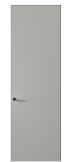 Дверь межкомнатная АКУ 0010 МНСР Матовый нейтральный серый. Цвет Матовый нейтральный серый. Материал Гладкая эмаль. Коллекция Planum Pro. Картинка.