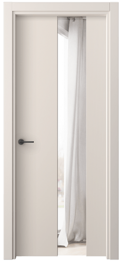 Дверь межкомнатная 4226 ПЭПБ ДВ ЗЕР. Цвет ПЭТ пудровый бежевый. Материал ПЭТ. Коллекция Фридом. Картинка.