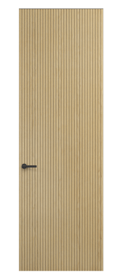 Дверь межкомнатная 0017 ДБН. Цвет Дуб натур. Материал Шпон ценных пород. Коллекция Select. Картинка.