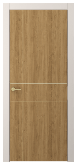 Дверь межкомнатная АКП 4209 ГОР. Цвет Грецкий орех. Материал Ламинатин. Коллекция Фридом. Картинка.