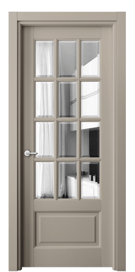 Межкомнатная дверь 6313 МБСК Зеркало с фацетом. Цвет Матовый бисквитный. Материал Гладкая эмаль. Коллекция Тоскана Грильято. Фото. Дверь межкомнатная 6313 МБСК Зеркало с фацетом. Цвет Матовый бисквитный. Материал Гладкая эмаль. Коллекция Тоскана Грильято. Картинка.