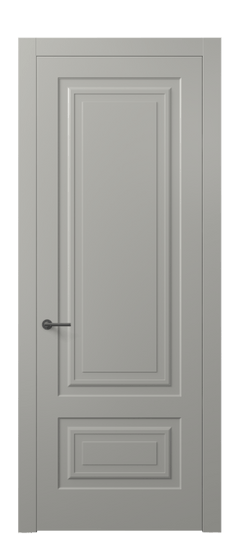 Дверь межкомнатная АКП 8441 МНСР Матовый нейтральный серый. Цвет Матовый нейтральный серый. Материал Гладкая эмаль. Коллекция Mascot. Картинка.