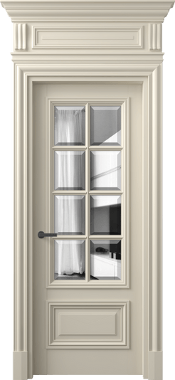 Дверь межкомнатная 7316 МБСР ДВ ЗЕР Ф. Цвет Матовый бежево-серый. Материал Гладкая эмаль. Коллекция Антик. Картинка.
