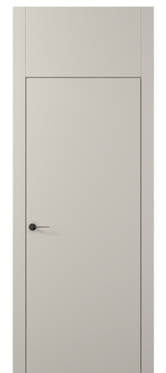 Дверь межкомнатная 0010 ПЭСС. Цвет ПЭТ светло-серый. Материал ПЭТ. Коллекция Planum Pro. Картинка.