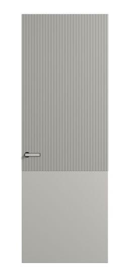 Дверь межкомнатная 8205 МСР. Цвет Матовый серый. Материал Гладкая эмаль. Коллекция Вельвет. Картинка.