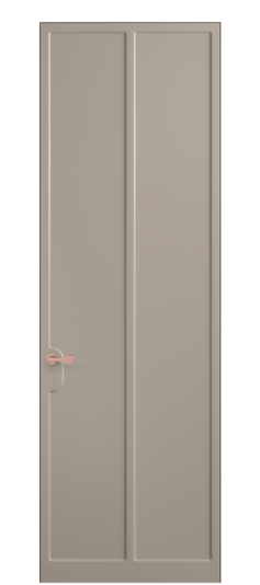 Дверь межкомнатная 7511 МБСК. Цвет Матовый бисквитный. Материал Гладкая эмаль. Коллекция Софтформ. Картинка.