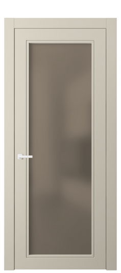 Дверь межкомнатная 8000 МБСР БР САТ. Цвет Матовый бежево-серый. Материал Гладкая эмаль. Коллекция Neo Classic. Картинка.