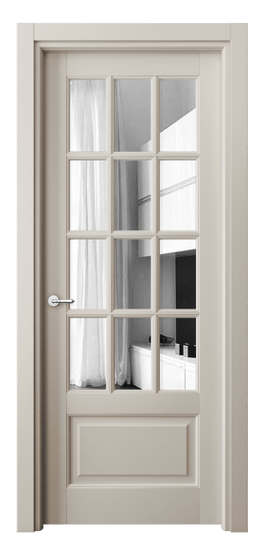 Межкомнатная дверь 6313 МСБЖ Зеркало. Цвет Матовый светло-бежевый. Материал Гладкая эмаль. Коллекция Тоскана Грильято. Фото. Дверь межкомнатная 6313 МСБЖ Зеркало. Цвет Матовый светло-бежевый. Материал Гладкая эмаль. Коллекция Тоскана Грильято. Картинка.