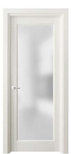Дверь межкомнатная 0700 МЖМ САТ. Цвет Матовый жемчужный. Материал Гладкая эмаль. Коллекция Лигнум. Картинка.