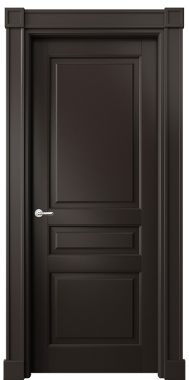 Дверь межкомнатная 6305 БАН. Цвет Бук антрацит. Материал Массив бука эмаль. Коллекция Toscana Plano. Картинка.