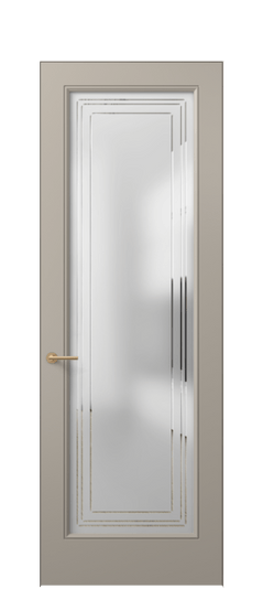 Дверь межкомнатная 8400 МБСК Сатин с гравировкой Mascot. Цвет Матовый бисквитный. Материал Гладкая эмаль. Коллекция Mascot. Картинка.