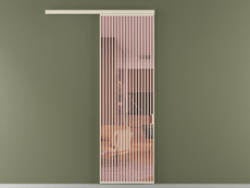 Перегородка Formato вдоль стены одностворчатая