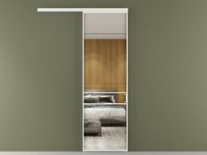 Перегородка Formato вдоль стены 1 створка