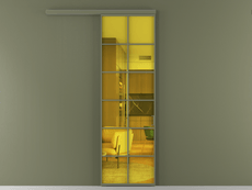 Перегородка Formato вдоль стены 1 створка