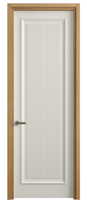 Дверь межкомнатная 6711 МЖМ . Цвет Матовый жемчужный. Материал Гладкая эмаль. Коллекция Шарм. Картинка.